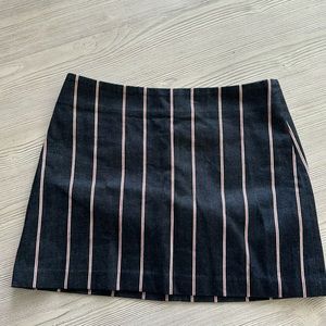 Alexander wang stripe denim skirt